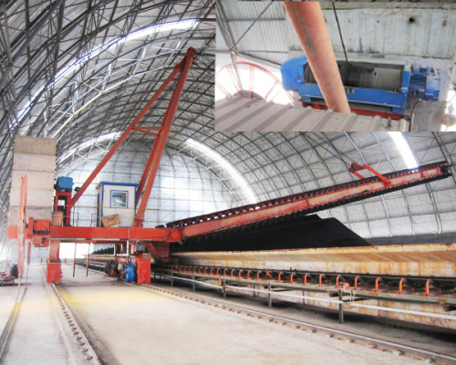 11 থেকে 36 মিটার বাহুর দৈর্ঘ্য সহ সাইড স্ক্র্যাপার রিক্লেইমার